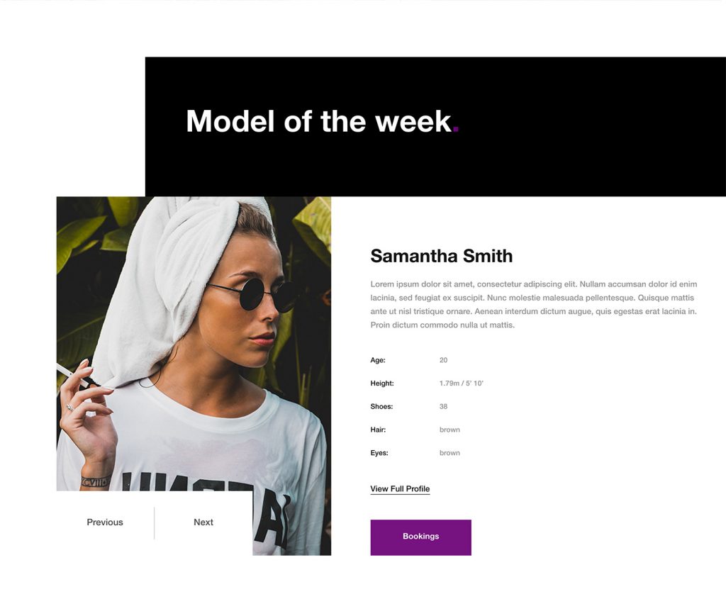 Modelo HTML Template