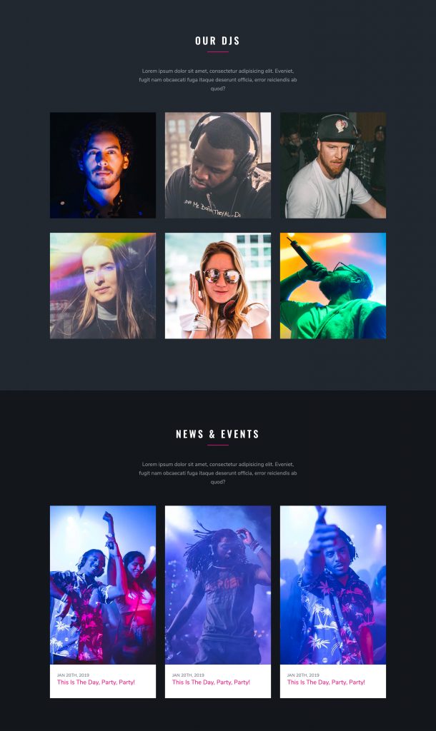 Deejee DJ Bootstrap Template