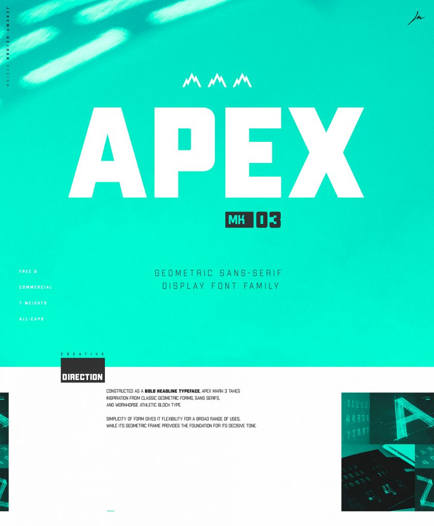 Free APEX MK3 Robust Display Typeface