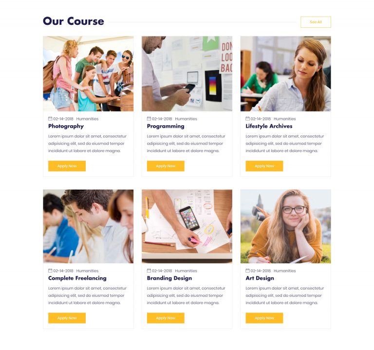 Educenter Education Template - Mockupfreebies