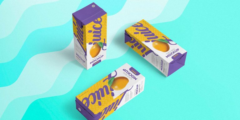 Download Juice Box Free Mockup - Mockupfreebies Mockups