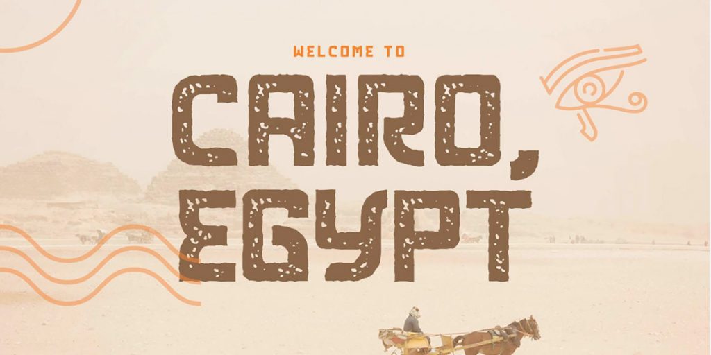 egyptian typeface typography art
