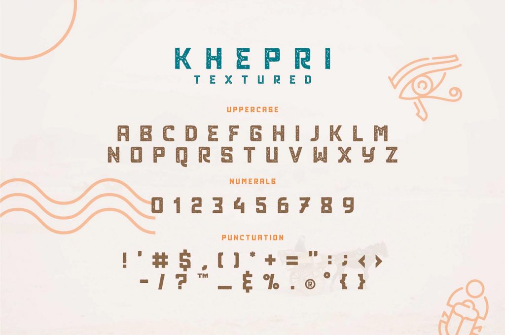 Khepri Egyptian Free Typeface