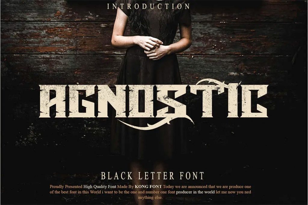 letter fonts for posters