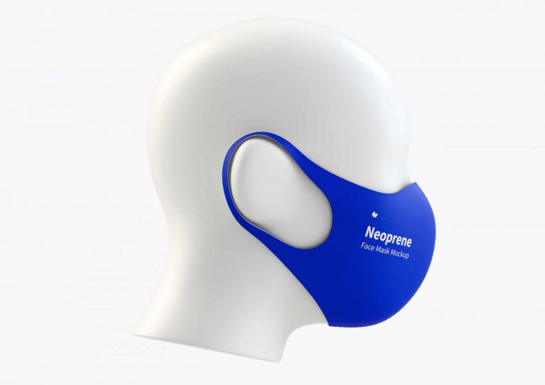 Download Neoprene Guard Face Mask Free Mockup - Mockupfreebies