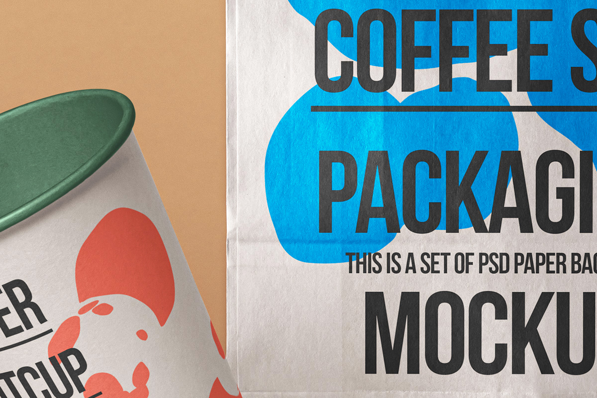 Paper Bag Free PSD Mockup Showcase - Mockupfreebies