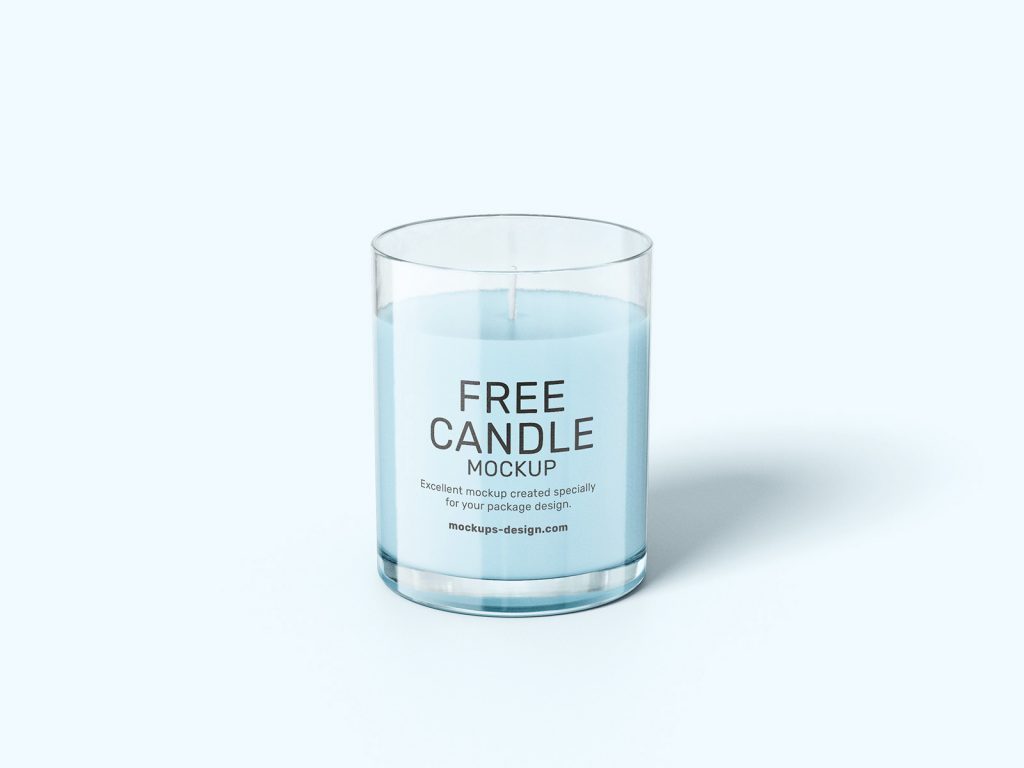 6 Candle Free PSD Mockups