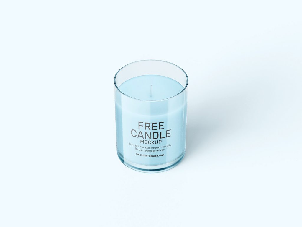 6 Candle Free PSD Mockups